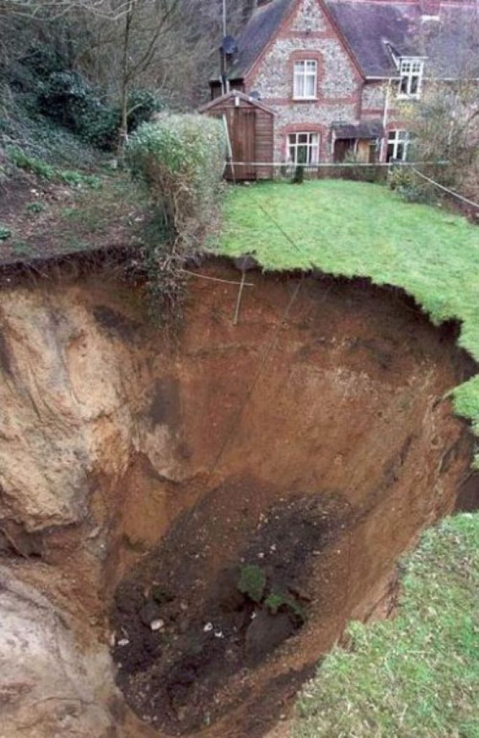 Back yard Sinkhole  