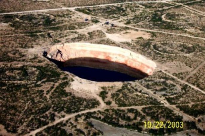 Huge Sinkhole  