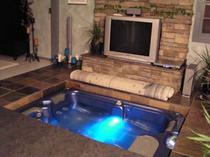 Awesome Hidden Floor Hot Tub 