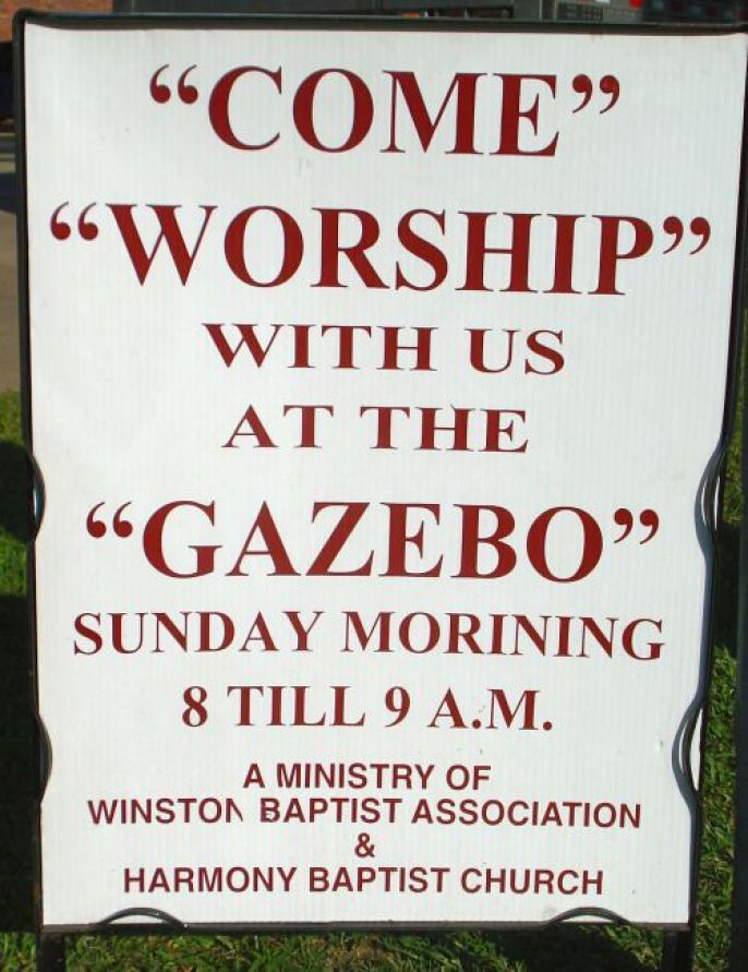 Dumb Quotations  Come Worship Gazebo 