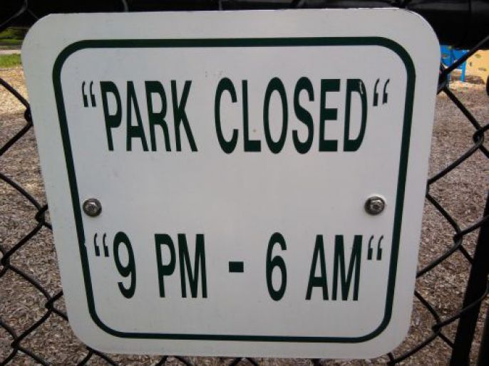 Dumb Quotations  park closed 