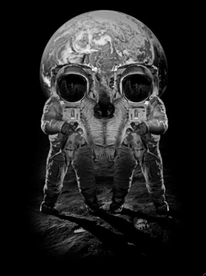 Amazing Astronaut Skull 