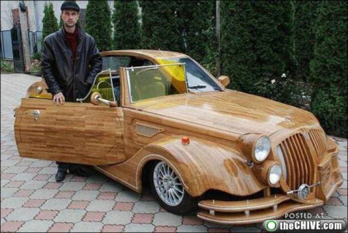 Wooden Panel Car Enhanced 