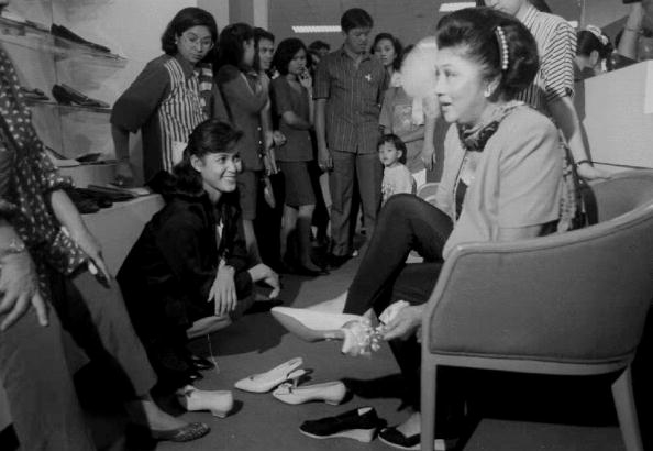 First Lady Imelda Marcos Loved Her Shoes 
