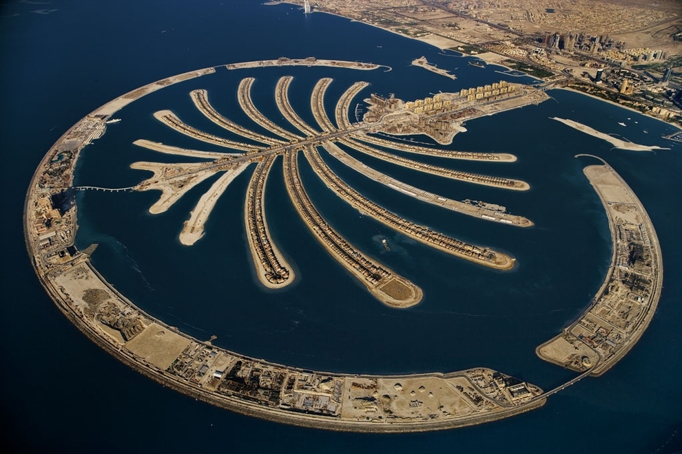 2. Palm Jumeirah artificial island, Dubai, United Arab Emirates