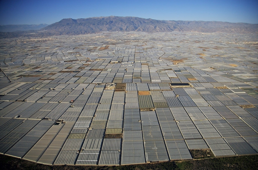 10. Greenhouses in San Augustin, Andalusia, Spain