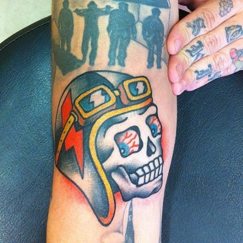 Arm Skull Tattoo 
