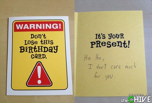 Funny Birthday Card 