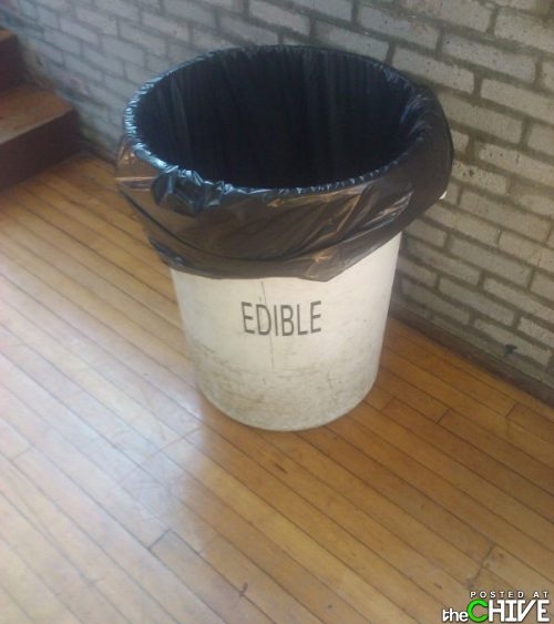 Edible Trash Bucket 