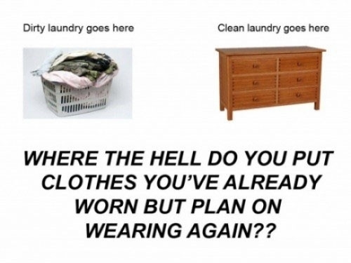 Semi Clean Clothes