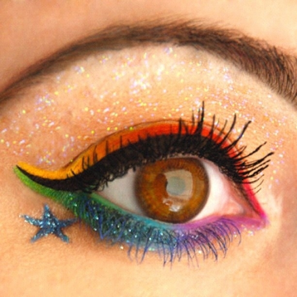Makeup Pr0n: Glittery Eyes