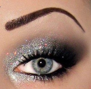 Makeup Pr0n: Glittery Eyes