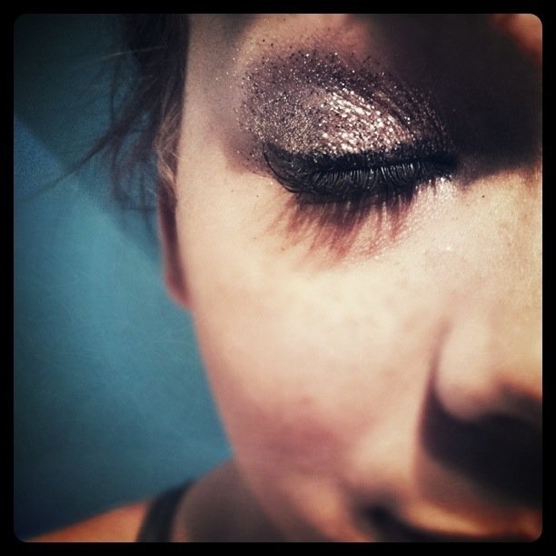 Makeup Pr0n: Glittery Eyes