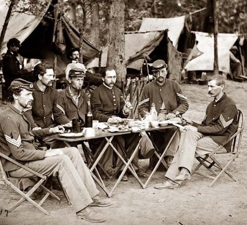 12. Coffee was issued as part of the food rations for Union soldiers during the Civil War.
