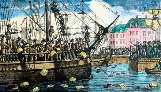 8. As a response to the heavy tea tax that Britain imposed on the colonies, Americans not only held the Boston Tea Party