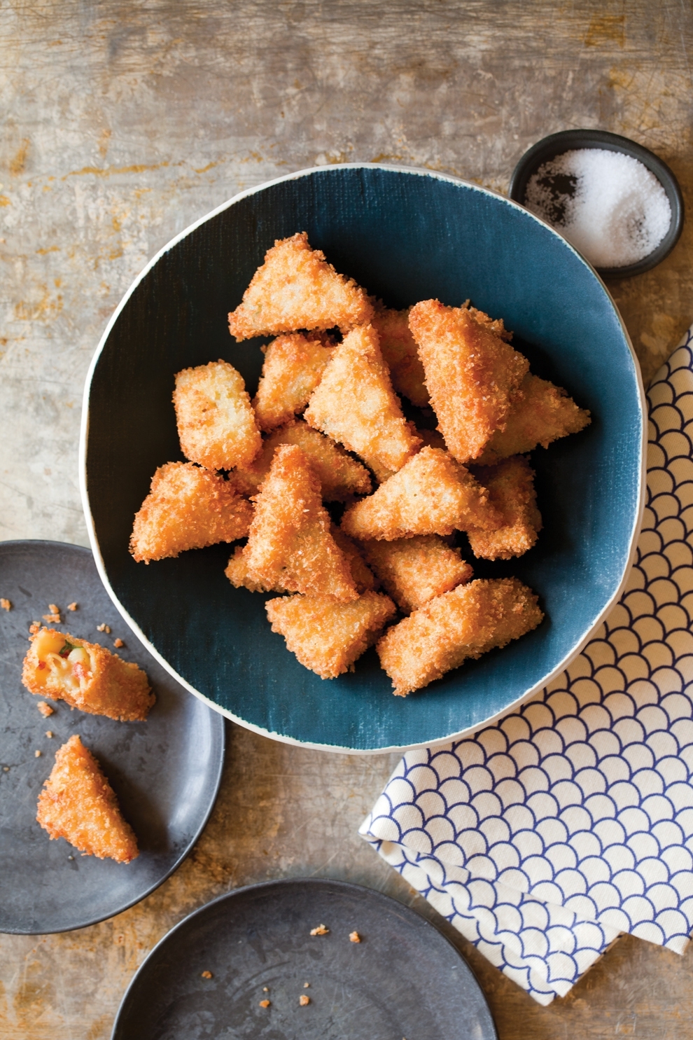 Tiny Fried Pockets of Mac N Cheese