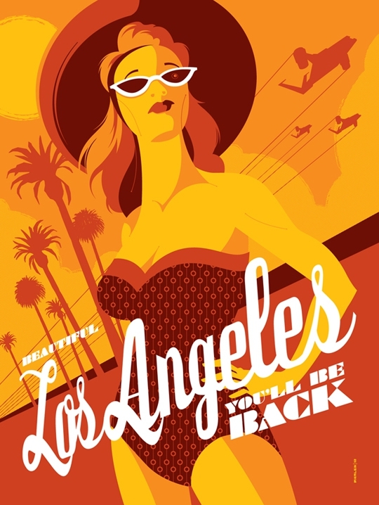 Retro Travel Posters for 1980s Films 