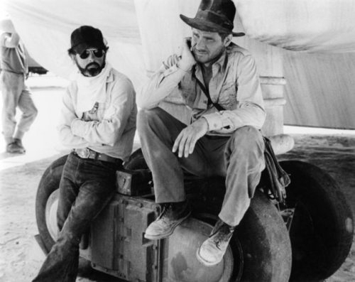 Rare behind the scenes photos from “Raider of the Lost Ark”