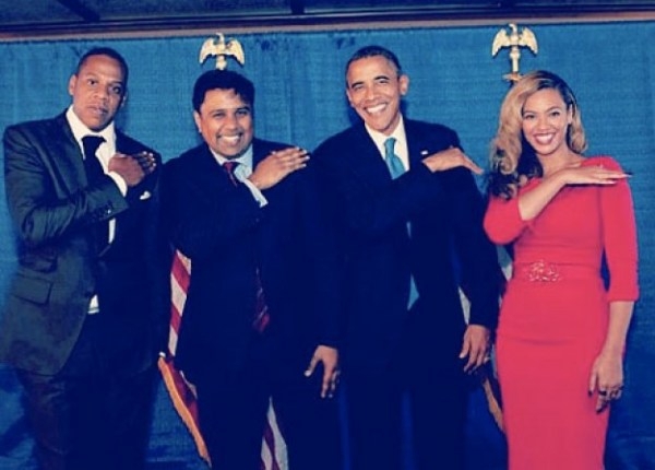 Beyonce, Jay-Z and... Barack Obama?