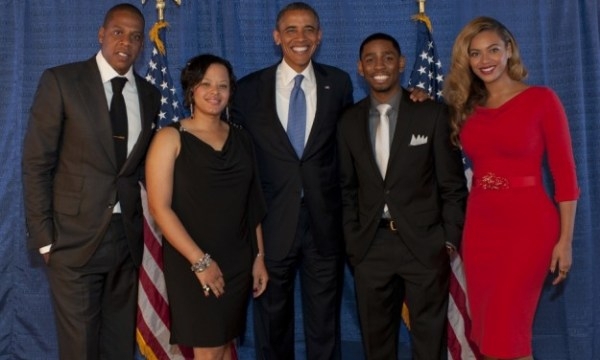 Beyonce, Jay-Z and... Barack Obama?