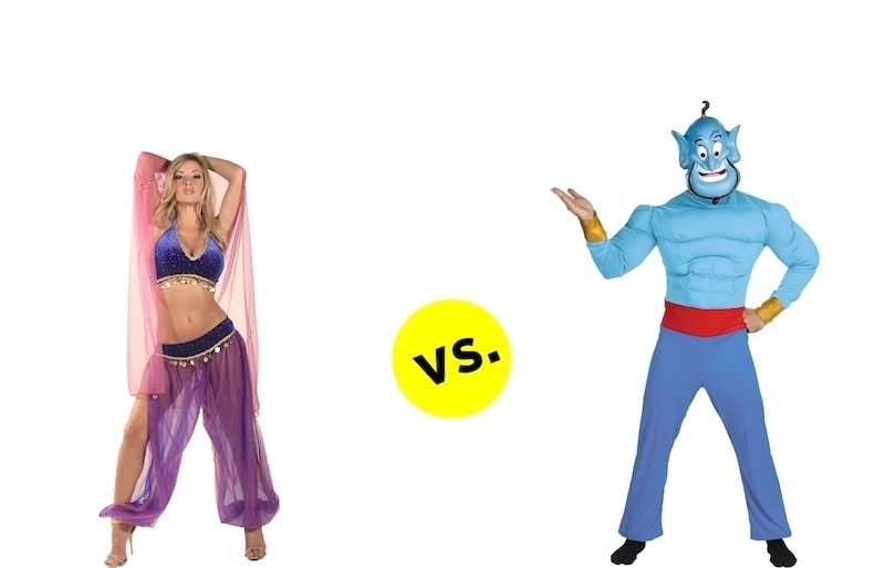 Crazy Differences between Men and Women Costumes. 