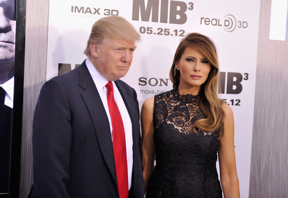 The Trumps- Donald and Melania Trump