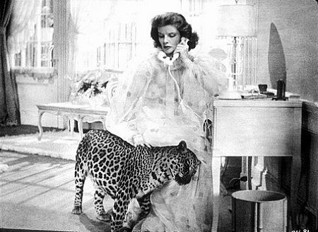 Katharine Hepburn as Susan in Bringing up Baby (1938)