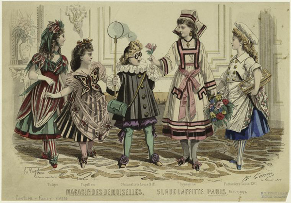Risque Victorian Era Costumes. 