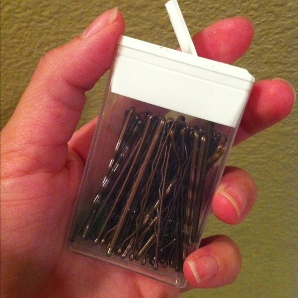 Keep bobby Pins in a tic tac box