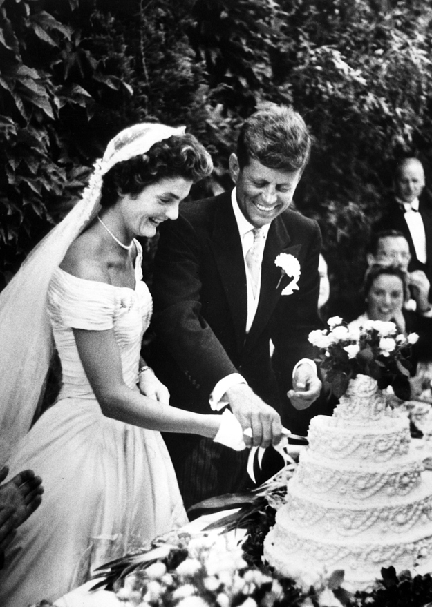John and Jaqueline Kennedy