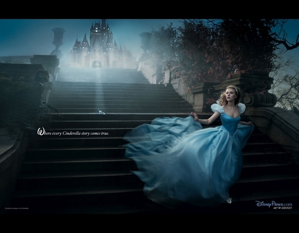 Scarlett Johansson as Cinderella 