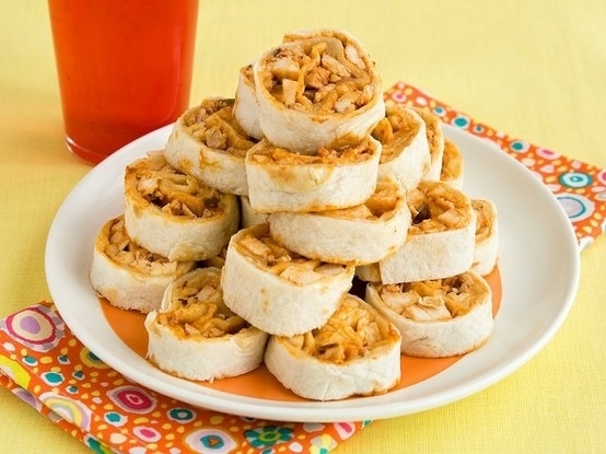 Chicken Quesadilla pinwheels. 