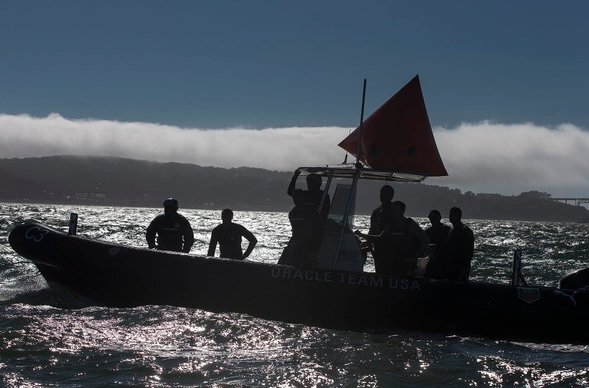 Team Oracle's Flipped Catamaran