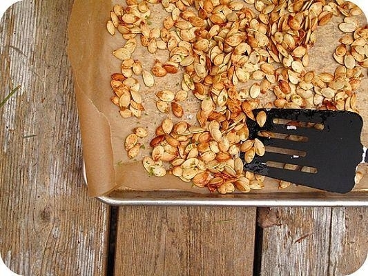 Add roasted pumpkin seeds to ANYTHING.