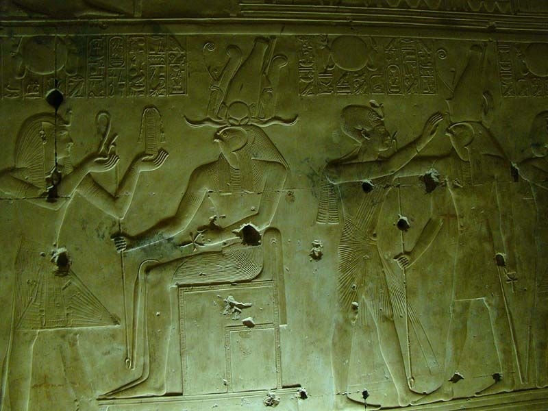 Weird Carvings In The Temple Of Seti 