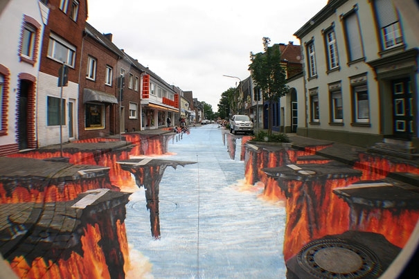 Breathtaking Sidewalk Art