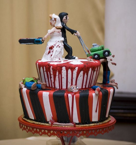 Scariest Zombie Wedding Cakes