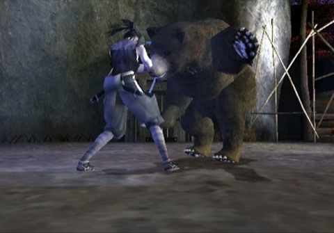 Tenchu: Fatal Shadows – Mauled by a bear  