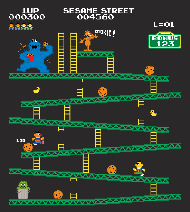 Donkey Kong Re-imagined With Famous Characters