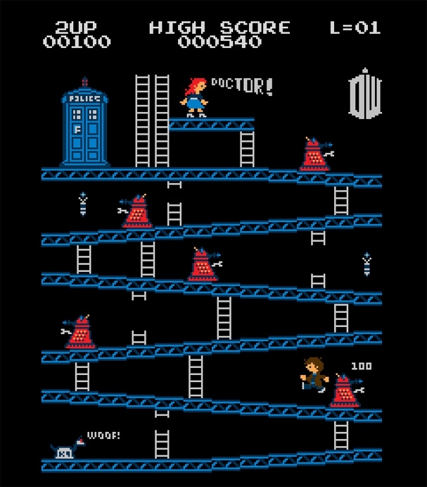 Donkey Kong Re-imagined With Famous Characters