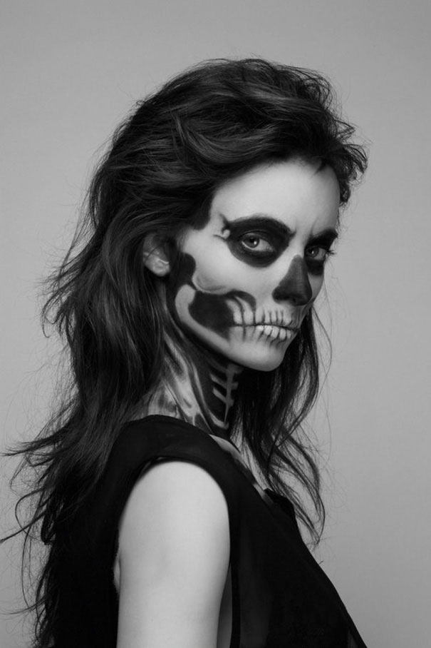 Creepy Skeletal Make-up