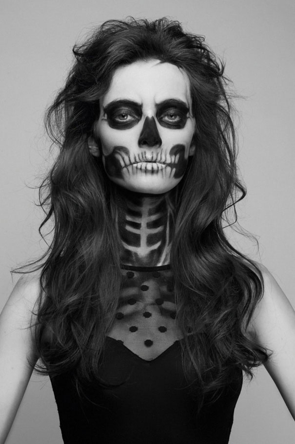 Creepy Skeletal Make-up