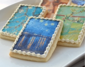 Pretty Art-Inspired Cookies