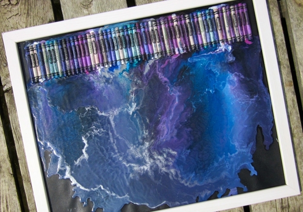 Inspired Ways To Create Melted Crayon Art