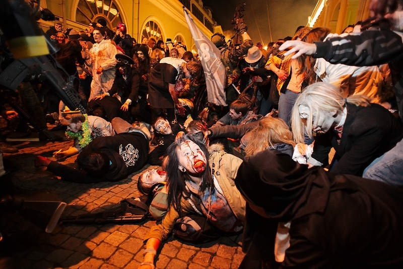 Zombie Walk in Saint-Petersburg