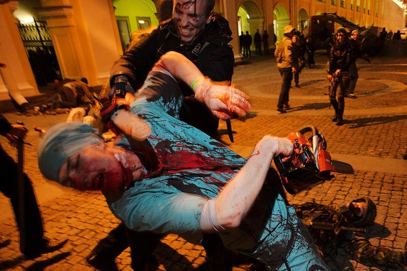 Zombie Walk in Saint-Petersburg
