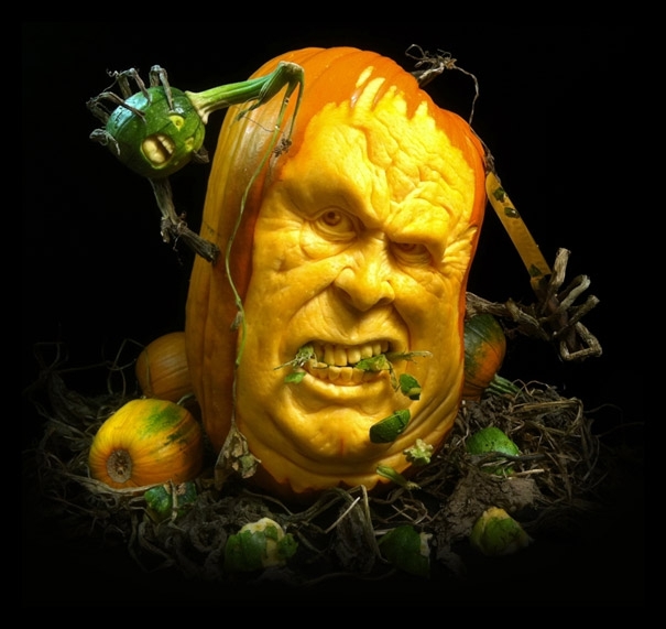 Amazing Pumpkin Carvings by Ray Villafane 