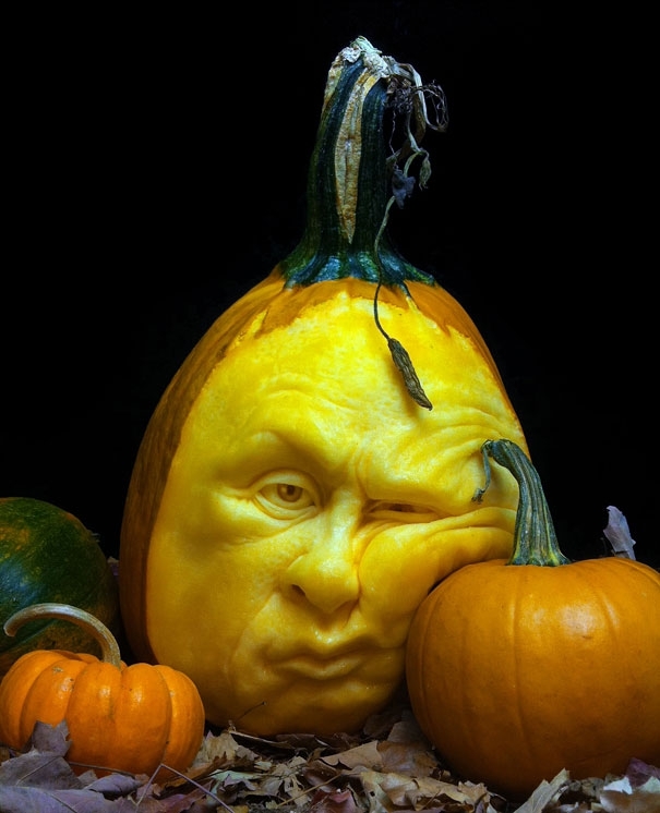 Amazing Pumpkin Carvings by Ray Villafane 