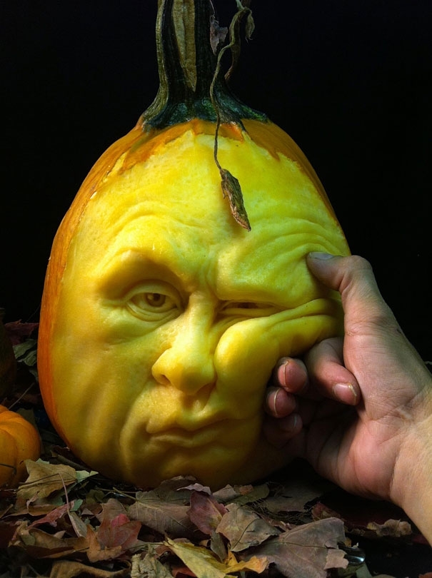 Amazing Pumpkin Carvings by Ray Villafane 