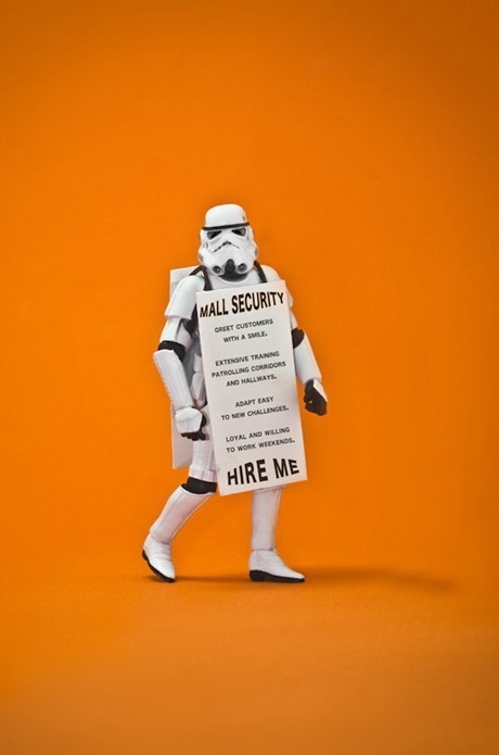 Star Wars Characters Face The Recession 